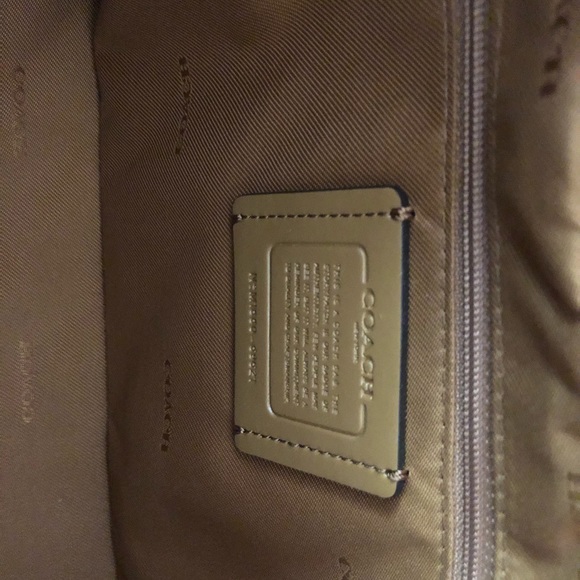 NWOT COACH pebble leather one satchel - Picture 5 of 7